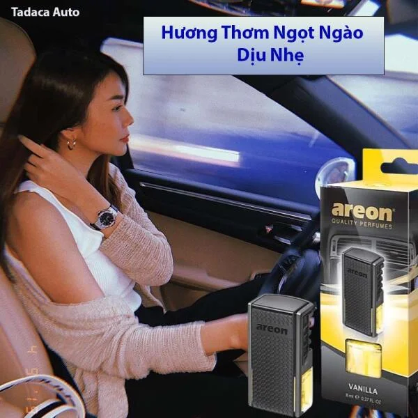 Nước Hoa Kẹp Cửa Gió Ô Tô Areon Chính Hãng slide 3