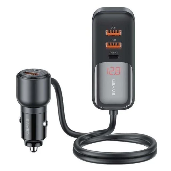 Tẩu Sạc Ô Tô USAMS CC213 165W Chính Hãng slide 1