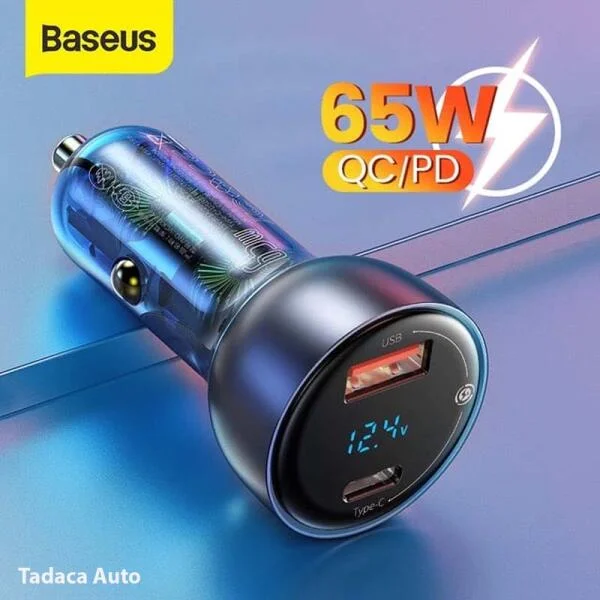 Tẩu Sạc Ô Tô Baseus QC+PPS 65W Siêu Nhanh slide 6