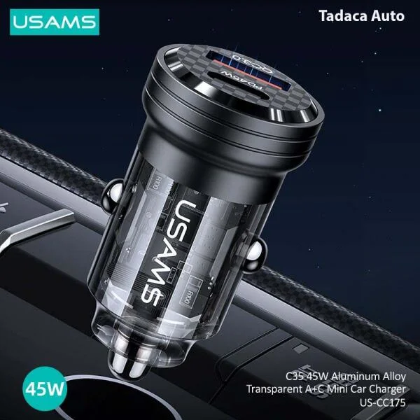 Tẩu Sạc Ô Tô USAMS CC175 45W slide 3