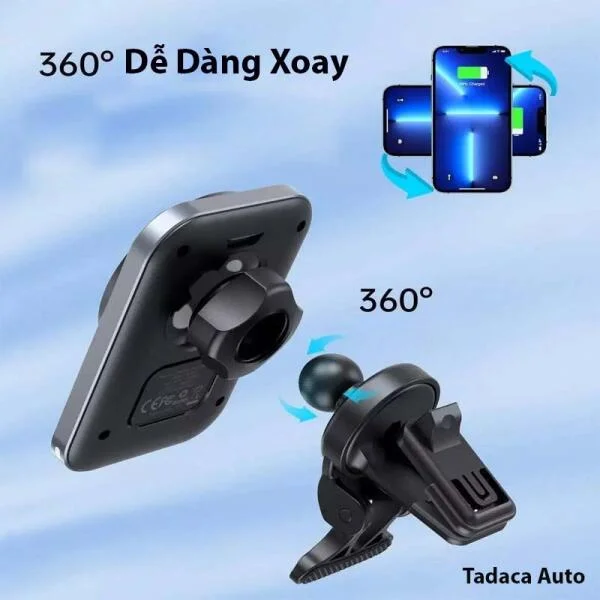 Giá Đỡ Điện Thoại Kiêm Sạc Không Dây Choetech T206 slide 5