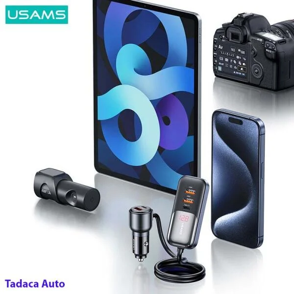 Tẩu Sạc Ô Tô USAMS CC213 165W Chính Hãng slide 7