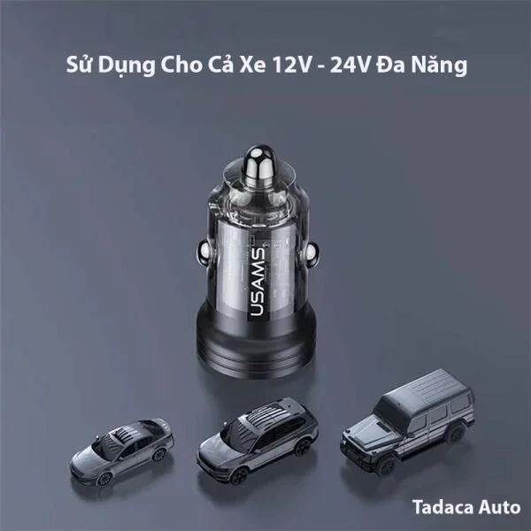 Tẩu Sạc Ô Tô USAMS CC175 45W slide 5
