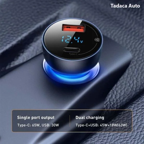 Tẩu Sạc Ô Tô Baseus QC+PPS 65W Siêu Nhanh slide 7