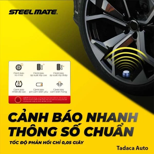 Cảm Biến Áp Suất Lốp Steelmate TP-S20 Pro Van Ngoài slide 5