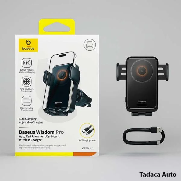 Giá Đỡ Điện Thoại Kiêm Sạc Không Dây Baseus Wisdom Pro slide 6