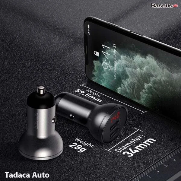 Tẩu Sạc Ô Tô Baseus 3 Trong 1 Đa Năng slide 6