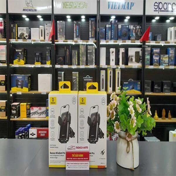 Giá Đỡ Điện Thoại Kiêm Sạc Không Dây Baseus Wisdom Pro slide 2