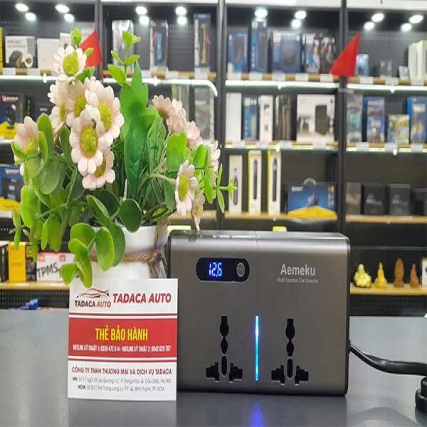 Bộ Chuyển Nguồn 12V Sang 220V Aemeku 200W slide 2