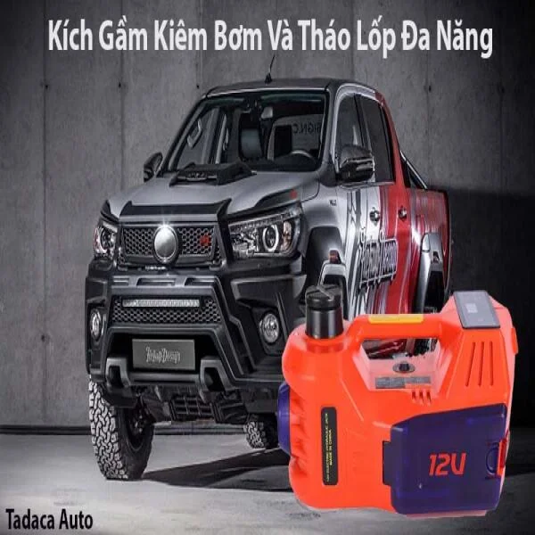 Kích Gầm Kiêm Bơm Và Tháo Lốp Ô Tô Đa Năng 5 In 1 slide 4