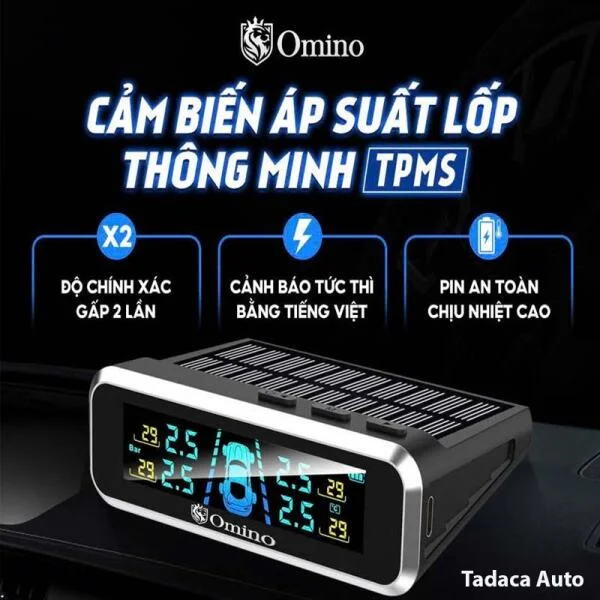 Cảm Biến Áp Suất Lốp Omino TPMS Van Ngoài slide 3