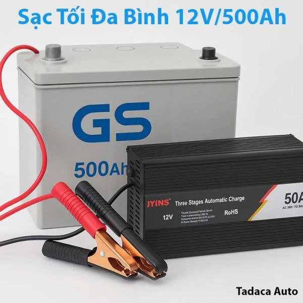 Sạc Ắc Quy JYINS 12V/50A 500Ah Siêu Khủng slide 6