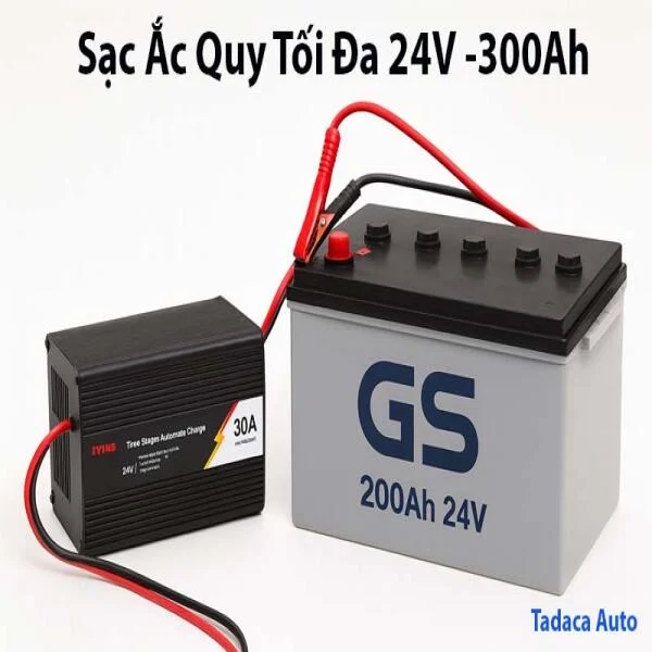 Sạc Ắc Quy JYINS 24V/30A 300Ah Siêu Khủng slide 2