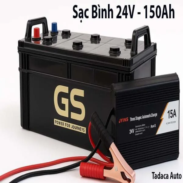 Sạc Ắc Quy JYINS 24V/15A 150Ah Cao Cấp slide 2