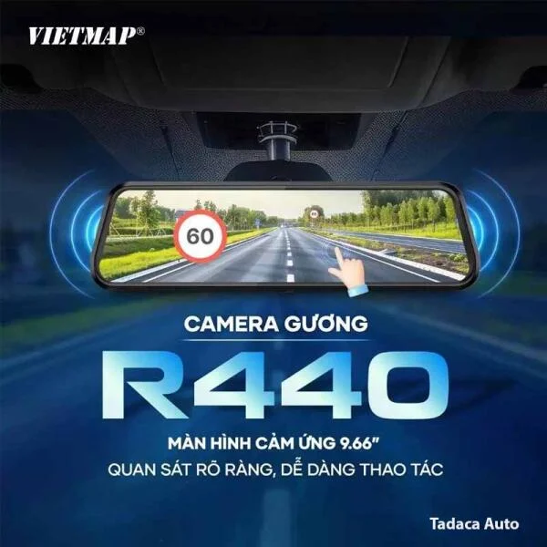 Camera Hành Trình Gương Vietmap R440 4K Siêu Nét slide 6