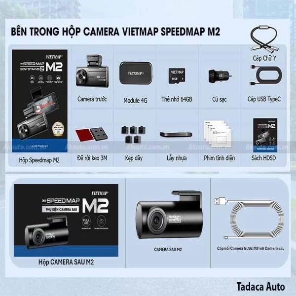 Camera Hành Trình Vietmap SpeedMap M2 2K Siêu Nét slide 6