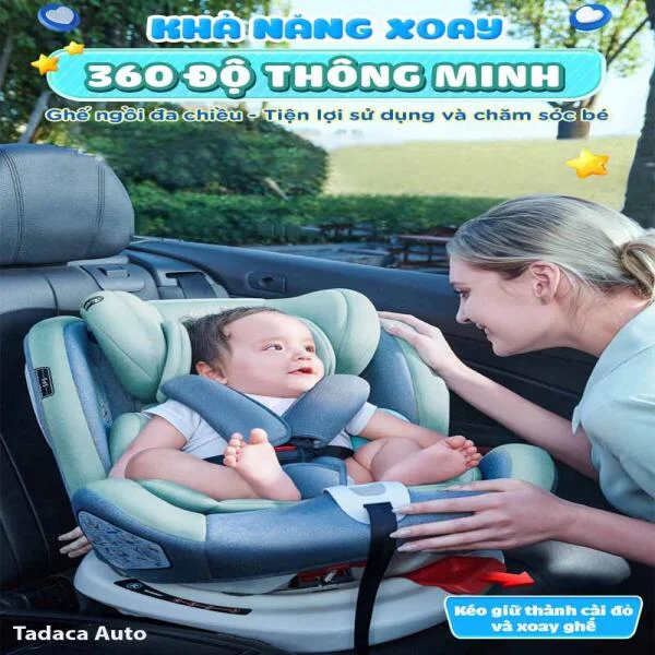 Ghế Ngồi Ô Tô Cho Bé Chilux Roy 360 Cho Trẻ Từ 0 Đến 12 Tuổi slide 2