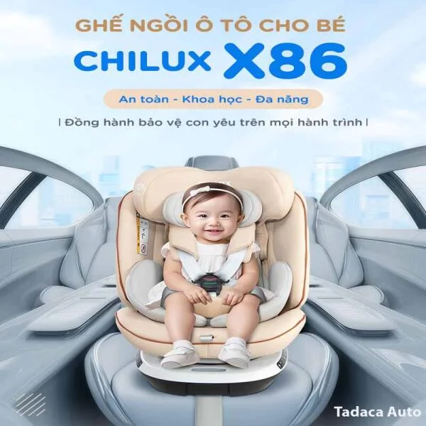 Ghế Ngồi Ô Tô Trẻ Em Chilux X86 Cho Trẻ Từ 1 Tháng Đến 12 Tuổi slide 7
