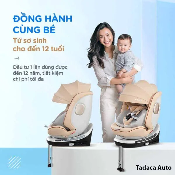 Ghế Ngồi Ô Tô Trẻ Em Chilux X86 Cho Trẻ Từ 1 Tháng Đến 12 Tuổi slide 3