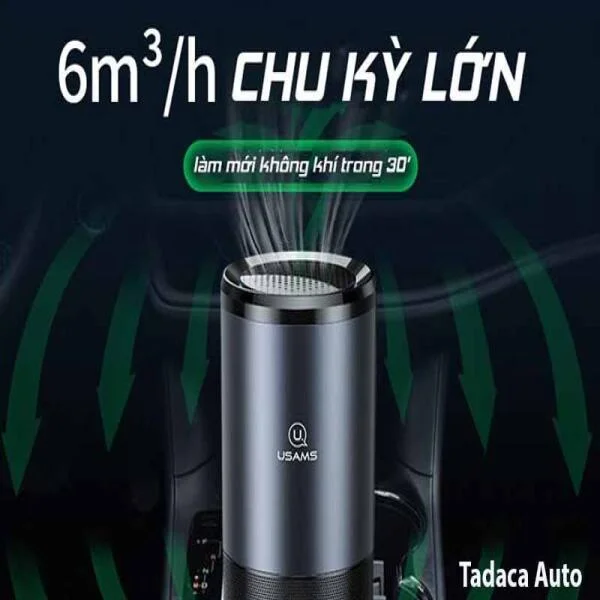 Máy Lọc Không Khí Ô Tô USAMS ZB169 slide 3