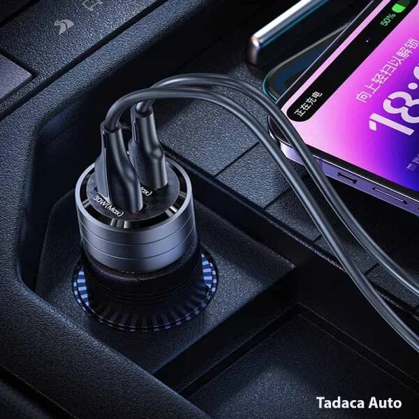Tẩu Sạc Ô Tô USAMS CC176 95W Siêu Nhanh slide 2
