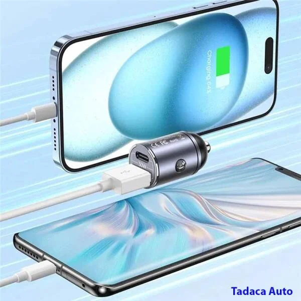 Tẩu Sạc Ô Tô USAMS CC206 30W slide 5