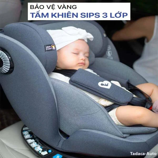 Ghế Ngồi Trẻ Em Ô Tô BABYRO SPINSAFE Chuẩn Châu Âu slide 6