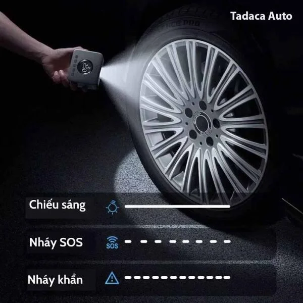 Bơm Lốp Ô Tô 70mai TP07 Không Dây slide 3