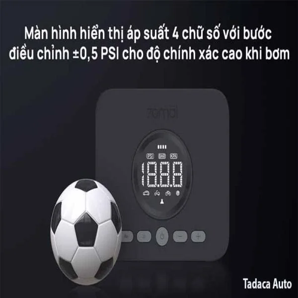 Bơm Lốp Ô Tô 70mai TP07 Không Dây slide 4