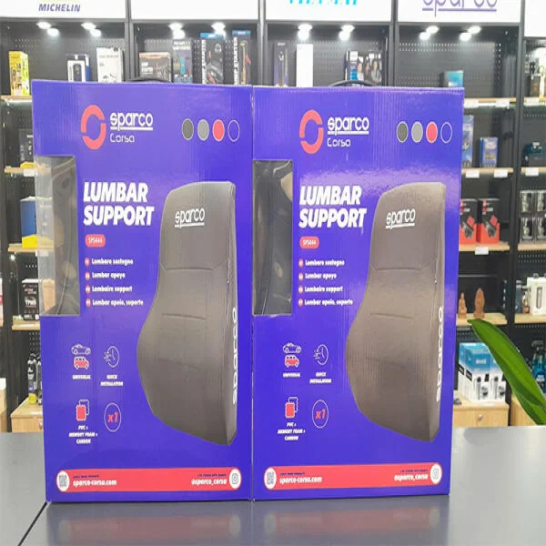 Gối Tựa Lưng Ô Tô Sparco Cao Su Non Cao Cấp slide 2