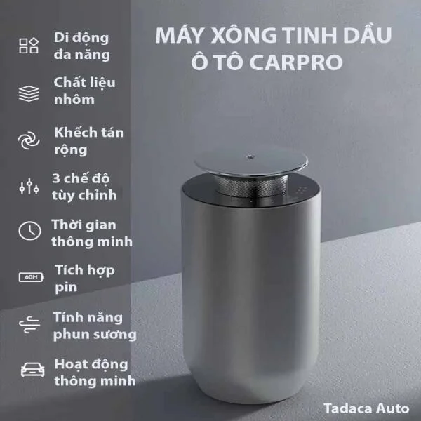 Máy Xông Tinh Dầu Ô Tô Carpro slide 3