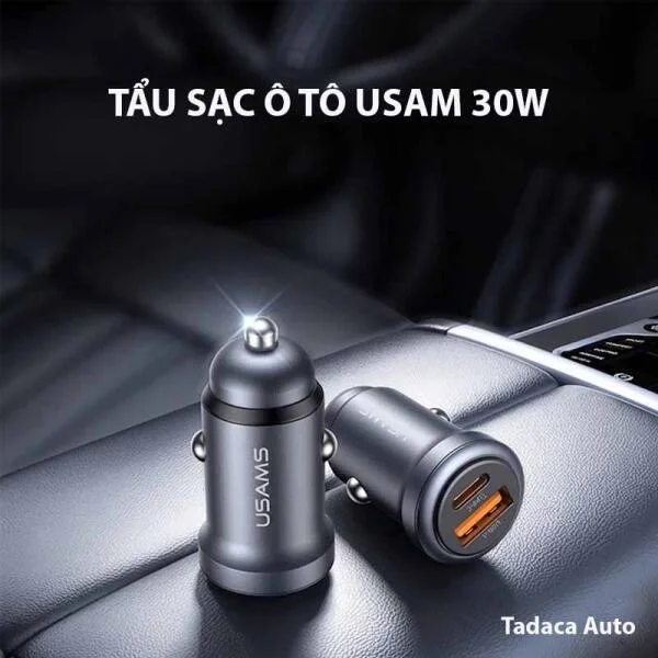 Tẩu Sạc Ô Tô USAMS CC322 30W slide 6