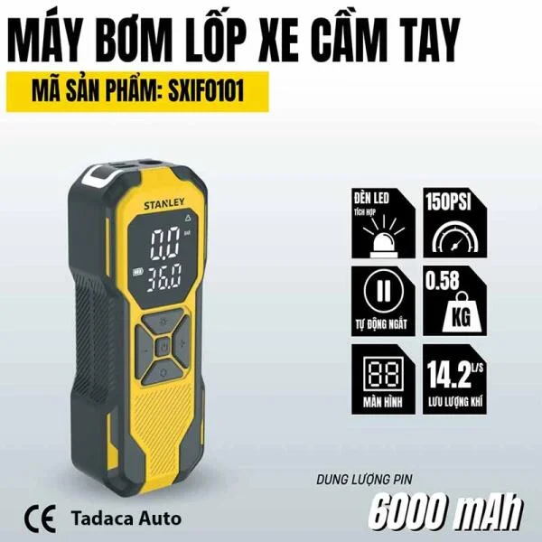 Bơm Lốp Không Dây Stanley SXIF0101 Đa Năng slide 4