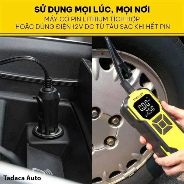 Bơm Lốp Không Dây Stanley SXIF0101 Đa Năng slide 5