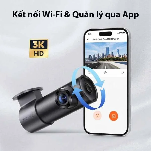 Camera Hành Trình 70mai M310 Plus 3K slide 2