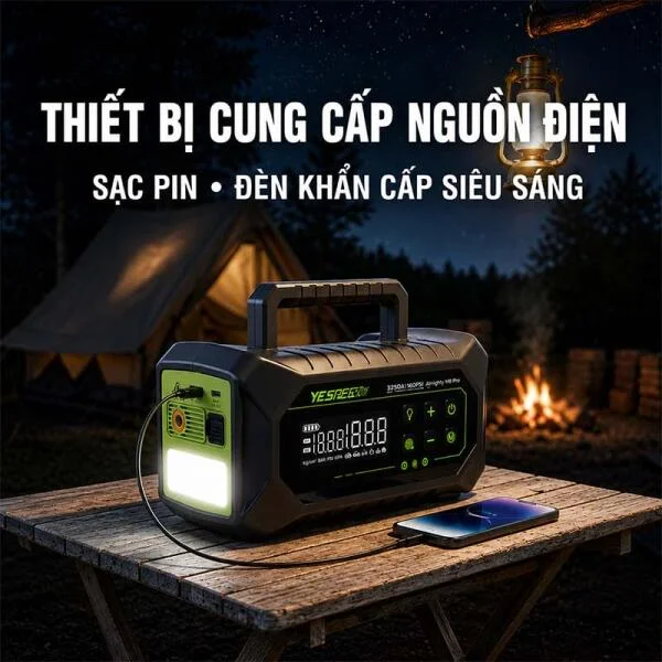 Bơm Lốp Kiêm Kích Bình Yesper M8 Pro Đa Năng slide 5