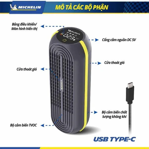 Máy Lọc Không Khí Ô Tô Michelin ML79 slide 6