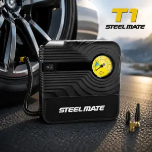 Bơm Lốp Steelmate T1 Chính Hãng Tự Ngắt Thông Minh
