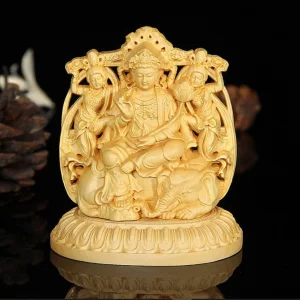 Tượng Phật Phổ Hiền Bồ Tát Gỗ Hoàng Dương