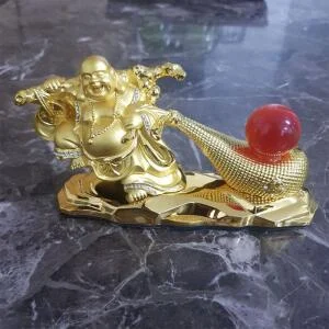 Tượng Phật Di Lặc Kéo Ngọc Tài Lộc