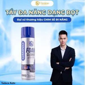 Chai Xịt Bọt Omino M002 Vệ Sinh Nội Thất Ô Tô