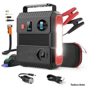 Bơm Lốp Kiêm Kích Bình Ô Tô BM600 4 Trong 1 Cao Cấp 3000A