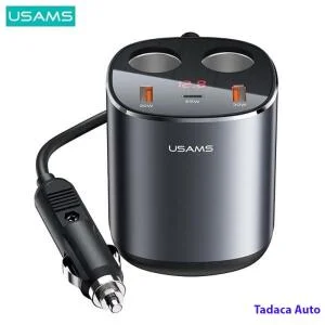 Tẩu Sạc Ô Tô USAMS CC151 245W Chính Hãng