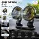Quạt Đôi Mini 12V Ô Tô Cao Cấp Nhật Bản slide 7