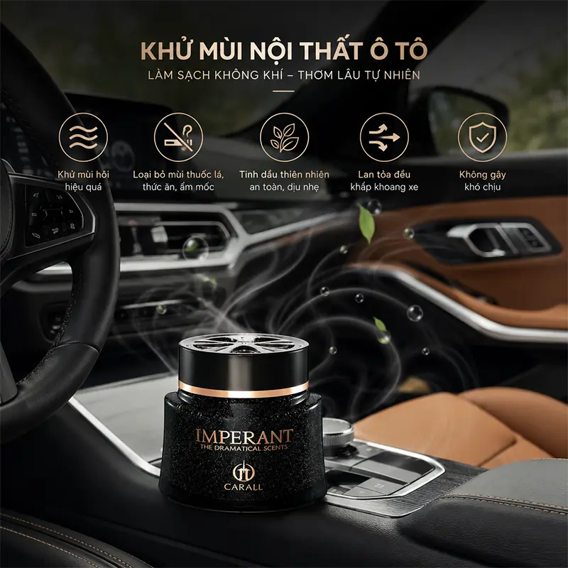 Khử mùi nội thất ô tô nhanh chóng và hiệu quả