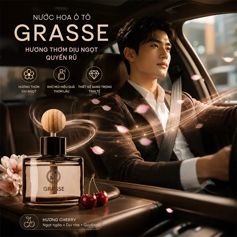 Đặc điểm của nước hoa ô tô Grasse