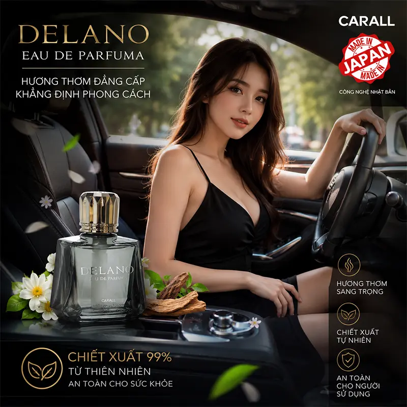 Ưu điểm của sản phẩm nước hoa ô tô Delano