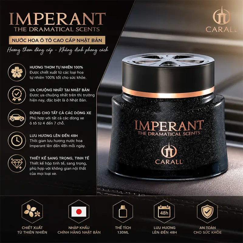 Thông tin sản phẩm nước hoa ô tô Imperant Japan