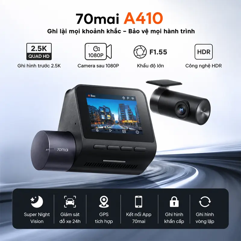 Camera hành trình 70mai A410