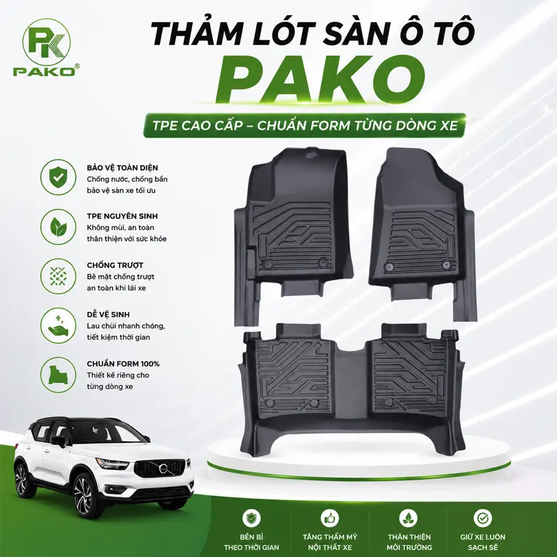 Thảm lót sàn ô tô PAKO